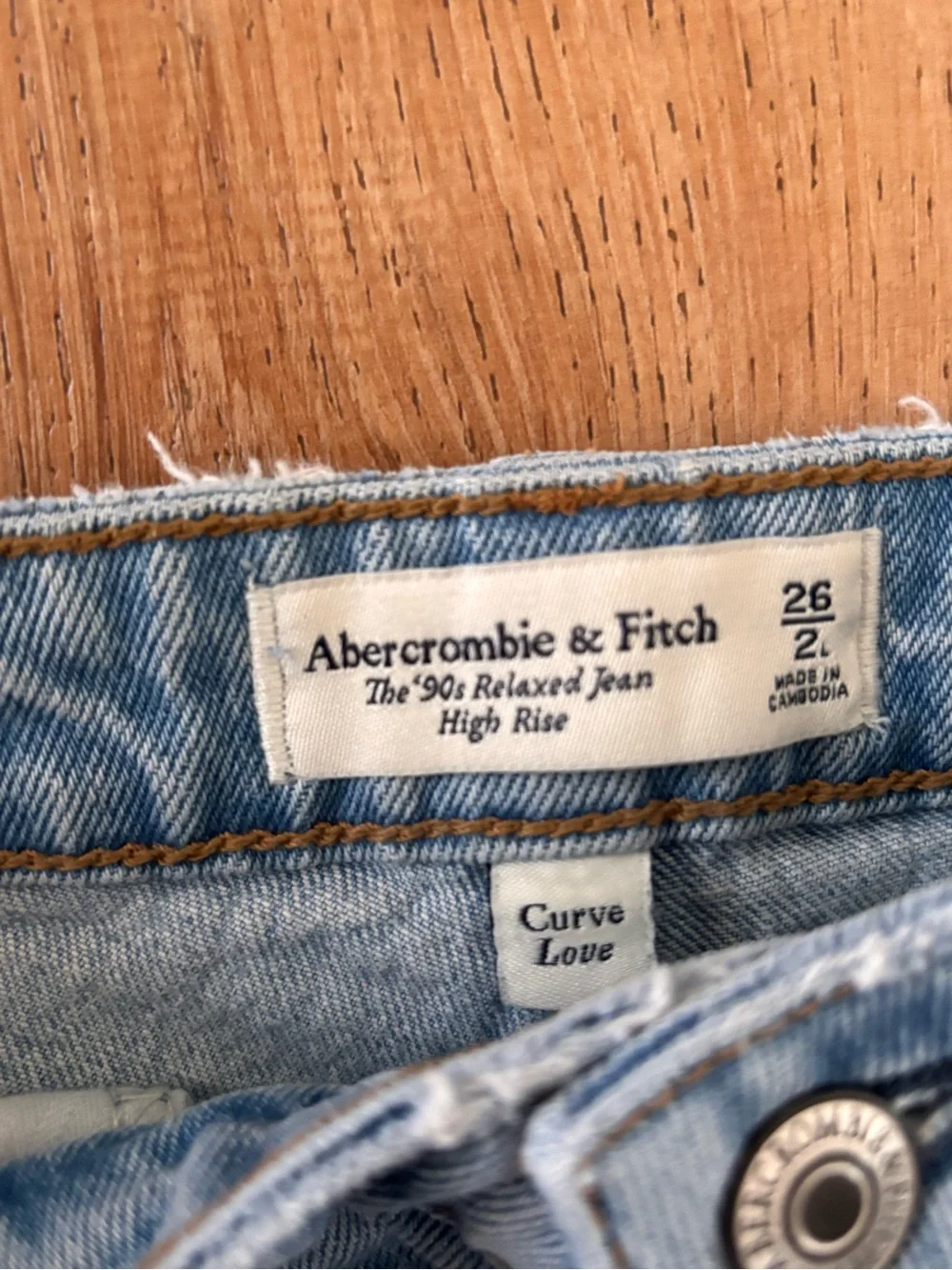 Abercrombie & Fitch 90s relaxed high rise 26/2 LONG